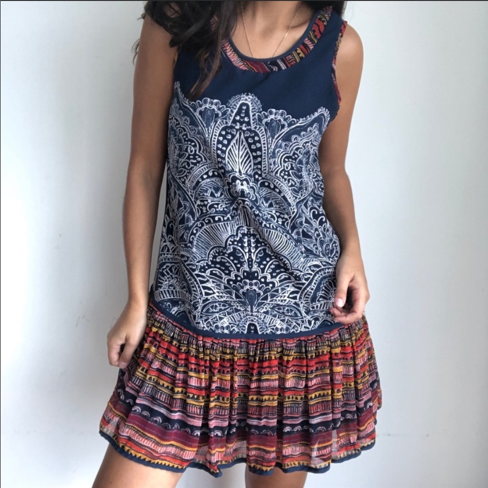 🌟HP🌟 Sam Edelman Sleeveless Boho Flounce Dress